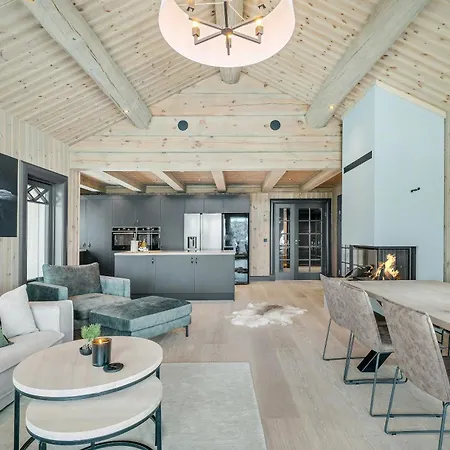 Casa de Férias Modern Log For Whole Family At