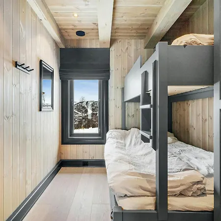 Modern Log For Whole Family At Geilo
