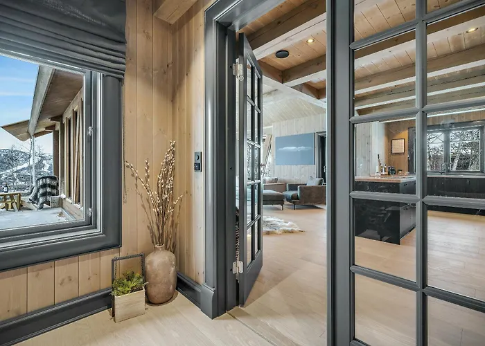 Modern Log For Whole Family At בית נופש